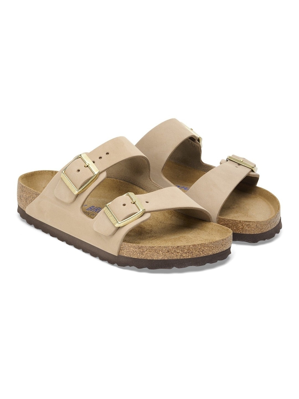 Birkenstock Women's Arizona Soft Footbed Sandals, Sandcastle, 8-8.5 Medium - Picture 4 of 7